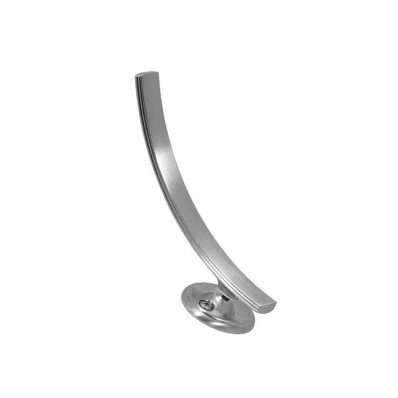 [Australia - AusPower] - Hickory Hardware Transitional P2145-SN-5B American Diner Collection Wall Hangers - 5 Pack Wall Hook 7/8 Inch Center to Center - Durable Zinc Material Satin Nickel Finish - Wall Mount Hooks for Hanging 