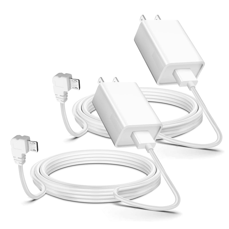 [Australia - AusPower] - 2 Pack 13FT Power Adapter Plug Charger for Arlo Pro and Arlo Pro 2, Arlo Q,Arlo Essential Spotlight, Arlo GO Indoor Camera(not for Go 2), Wyze Cam Pan v3 v2,Blink Mini Charging Cord Cable Replacement 2-Pack 13.2ft 
