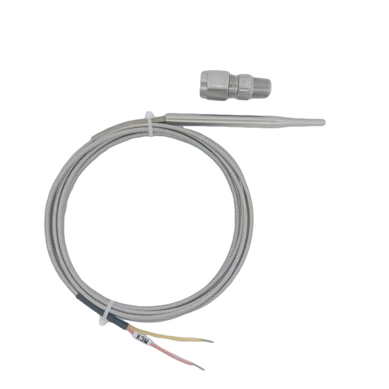 [Australia - AusPower] - Taped Stainless Steel Probe EGT High Temperature Sensors Sender for Car Exhaust Gas Temperature Measurement in Limited Space Environment 