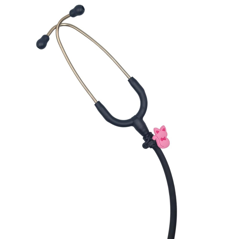 [Australia - AusPower] - Stethoscope Charms - Pink Cat - Medical Gift 