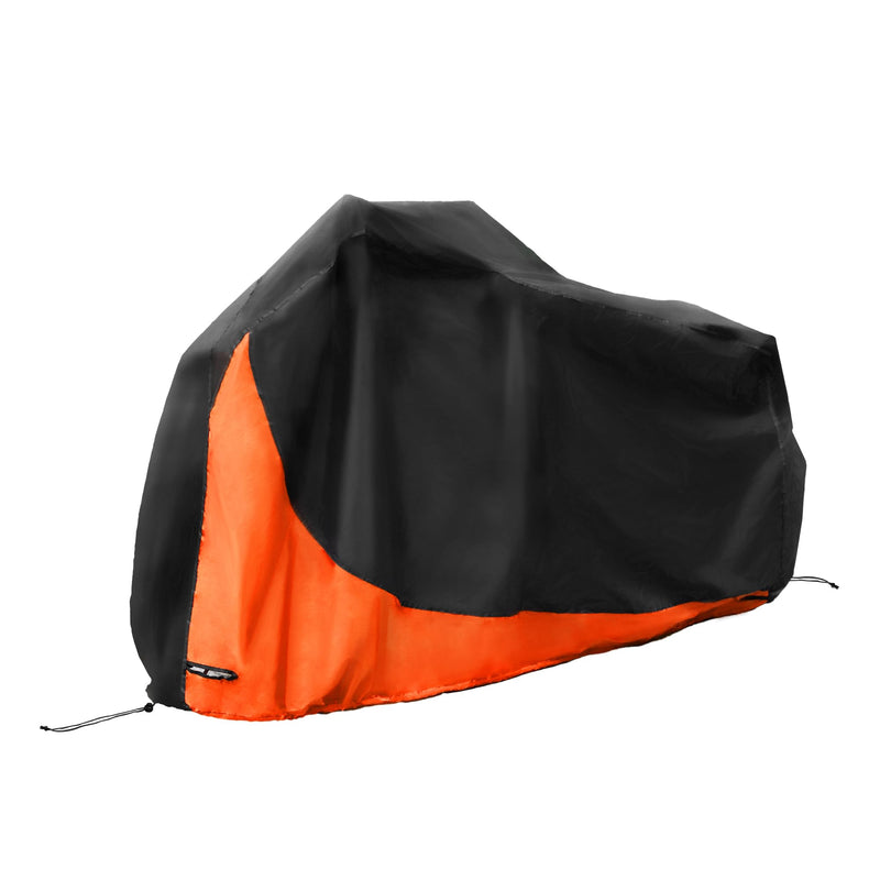 uxcell Bike Cover Outdoor Waterproof Bicycle Cover Sun Dust Wind Proof Bike Rain Covers for Mountain Road Electric City Bike Orange X-Large