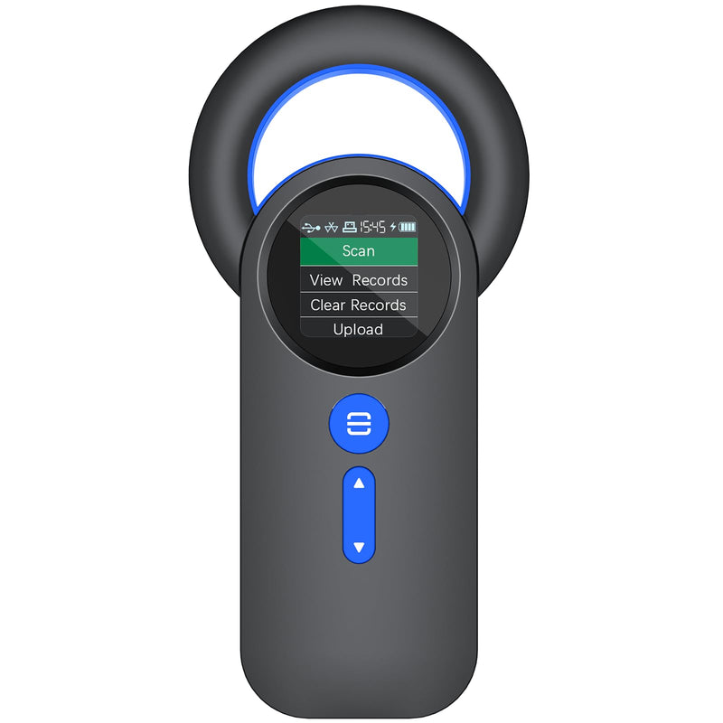 [Australia - AusPower] - Symcode Bluetooth Pet Microchip Reader Wireless RFID Animal Chip ID Reader Scanner Animal ID Tag Handheld Scanner Animal Tag Reader EMID FDX-B(ISO11784/11785) 134.2KHz/125KHz Pet Microchip Scanner Q30 
