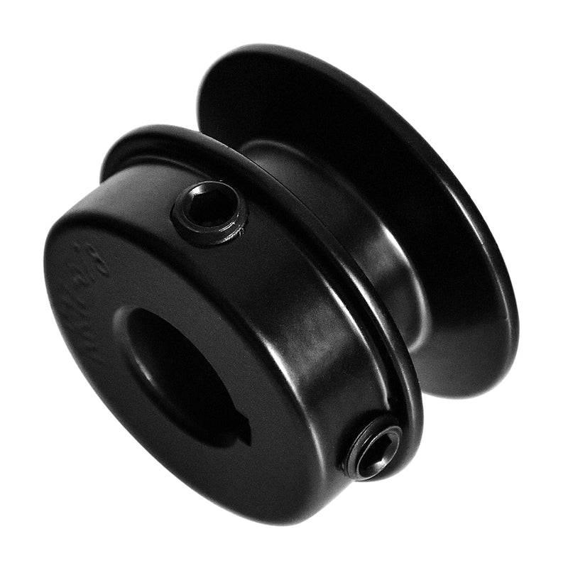 [Australia - AusPower] - AK1758 Mechanical V-Belt Pulleys, 1.75" OD 5/8" Fixed Bore, Single Groove, Cast Iron, for 3L, 4L, A, AX V-Belt 