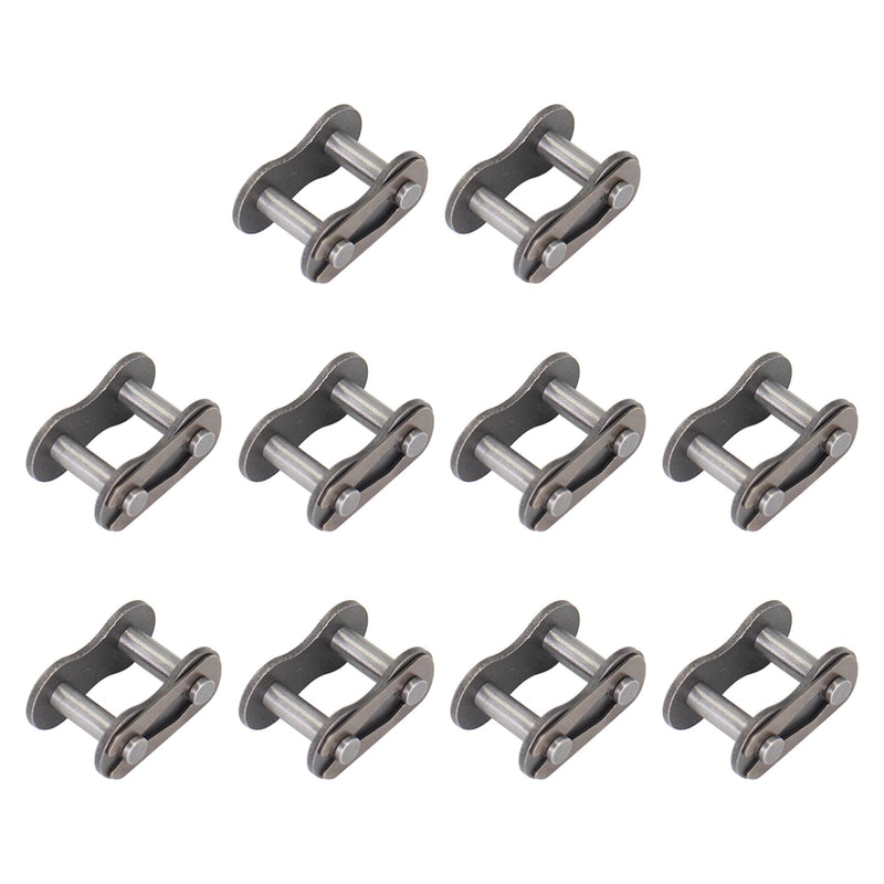[Australia - AusPower] - 10PCS 06B Roller Chain Connecting Links, 3/8 Inch Pitch Master Connector Link Carbon Steel, Standard Connecting Split Link for 06B Chain 10 