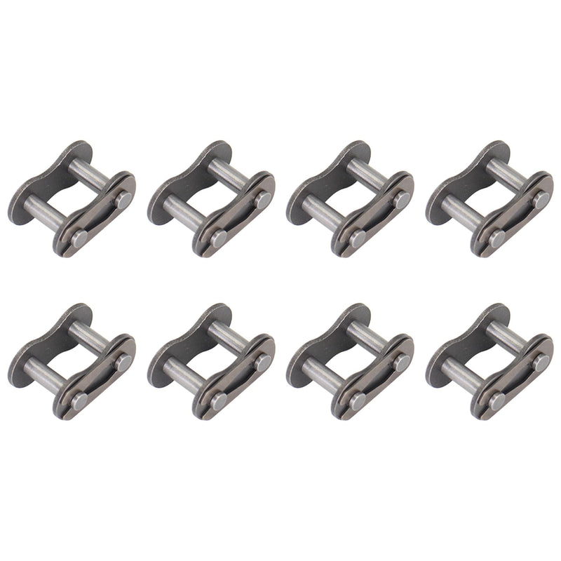 [Australia - AusPower] - 8PCS 08B Roller Chain Connecting Links, 1/2 Inch Pitch Master Connector Link Carbon Steel, Standard Connecting Split Link for 08B Chain 8 