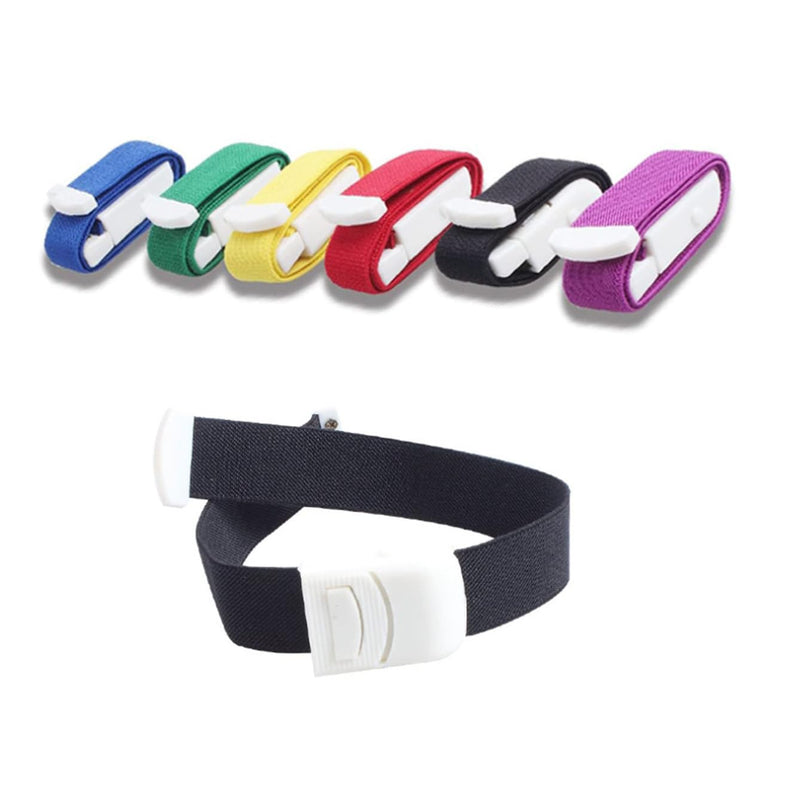 [Australia - AusPower] - 6-Pack Tourniquet Elastic First Aid Quick Release Medical Sport Emergency Tourniquet Buckle Band (6) 6 