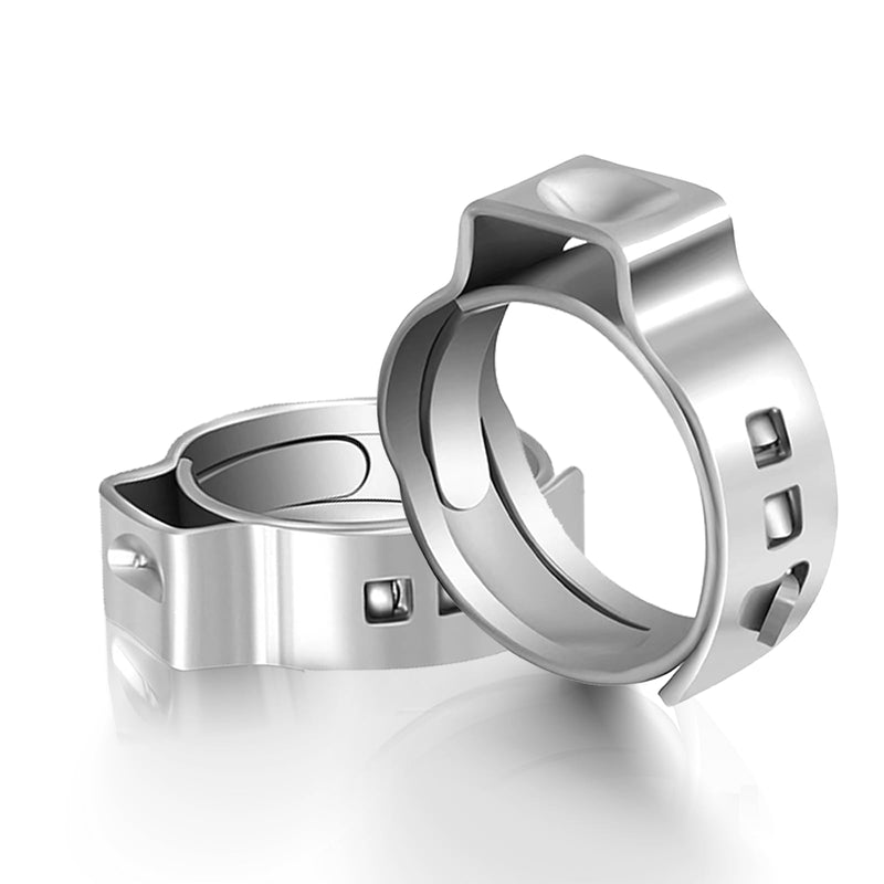 (Pack of 50) EFIELD 1-inch Stainless Steel Pex Cinch Clamp Rings for Pex Tubing Pipes, (CLAMP013-60P) Pack of 50