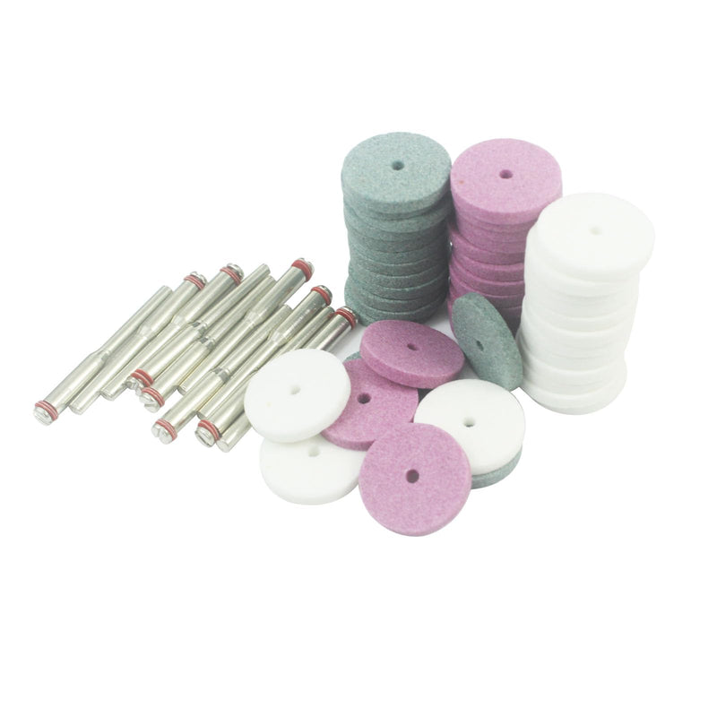 [Australia - AusPower] - ?????????????? 55 Pcs Rotary Grinding Stone Wheels - 1/8'' Shank Abrasive Mounted Stone Grinding Wheel Polishing Kits for Dremel 