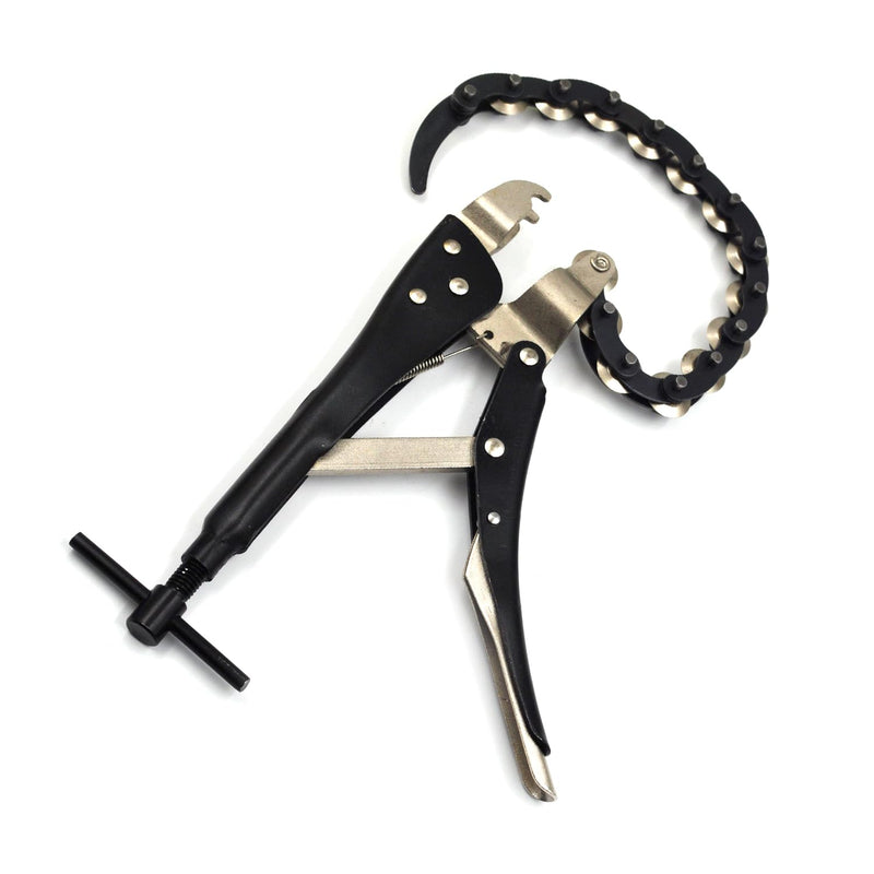 Exhaust Tube Chain Cutter, 0.6" to 3.3" Tailpipe Cutter, Tube Cutting Pliers for Cutting Exhaust Pipe Copper Pipes