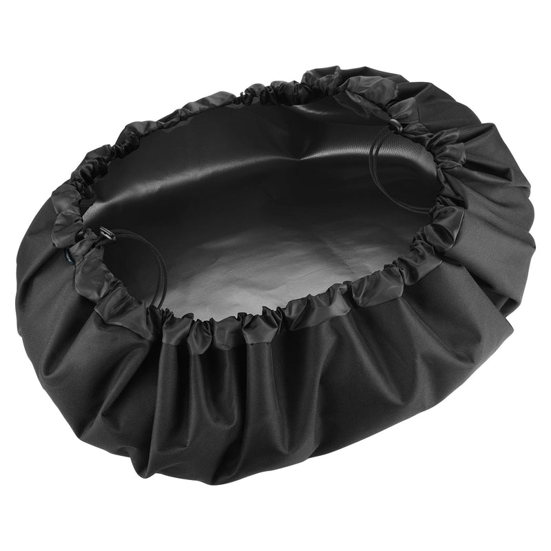 [Australia - AusPower] - Black Winch Cover, Heavy Duty Waterproof Dust-Proof Winch Protection Cover with Drawstring for Electric Winches up to 13500Lbs 
