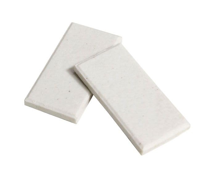 [Australia - AusPower] - United Scientific™ White Streak Plates, Geology Tools, Streak Plates for Minerals, Mineral Test Kit, Rock Test, Hardness Test Kit, Science School Lab Supplies & Consumables, Scratch Plates 