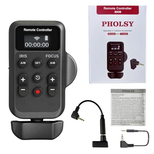 PHOLSY Camcorder Remote Wireless Camcorder Remote Control with LANC Remote