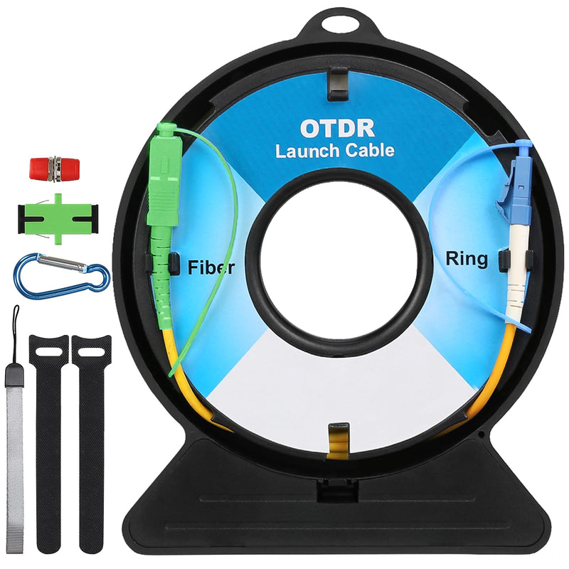 [Australia - AusPower] - SCAPC-LCUPC 1000M OTDR Launch Cable Box Extension Cord Single Mode Fiber Optic Cable for Fiber Tester 