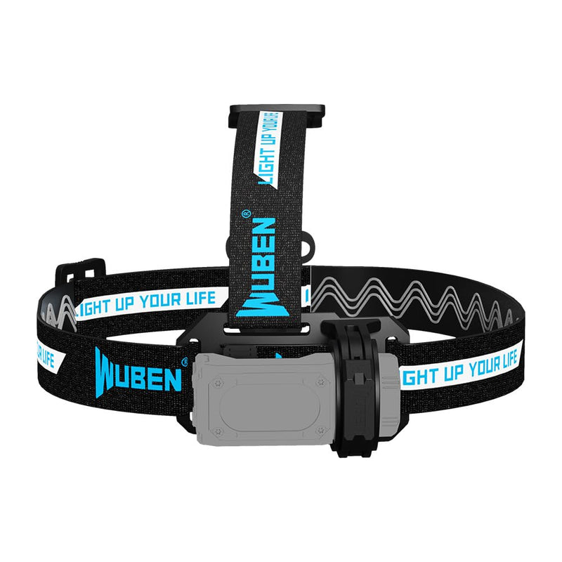 [Australia - AusPower] - WUBEN E7 Adjustable Headlamp Bracket, Black Headlamp Strap, LED Headlamp Hand Strap for Rechargeable Headlamp Flashlight Outdoor Tools for Outdoor Activities Camping, Hiking, Fishing, Walking, etc. Headlamp Strips 