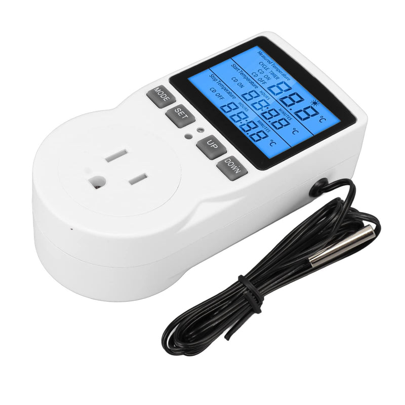 [Australia - AusPower] - DIGITEN WTC100 Wireless Thermostat Outlet, Greenhouse Reptiles Cooling Heating, Remote Control (US Plug) US Plug 