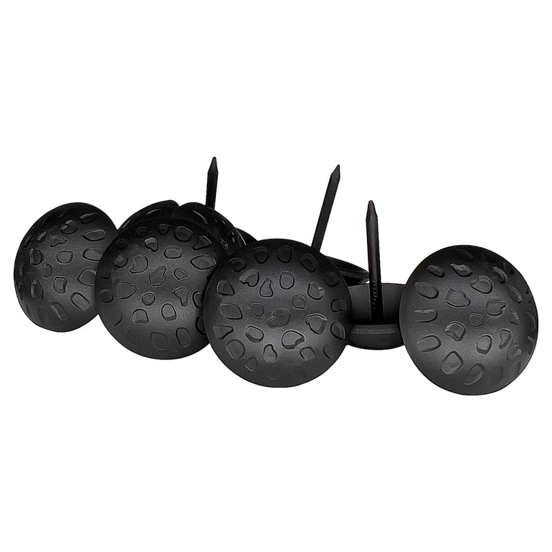 [Australia - AusPower] - 50 Pack - 1” Inch Iron Clavos - Decorative Nails - Black - Upholstery Tacks - Clavos - Antique Decorative Rustic Accent for Wood, Decorative Door Studs, Farm Barn Door, Furniture Nails 