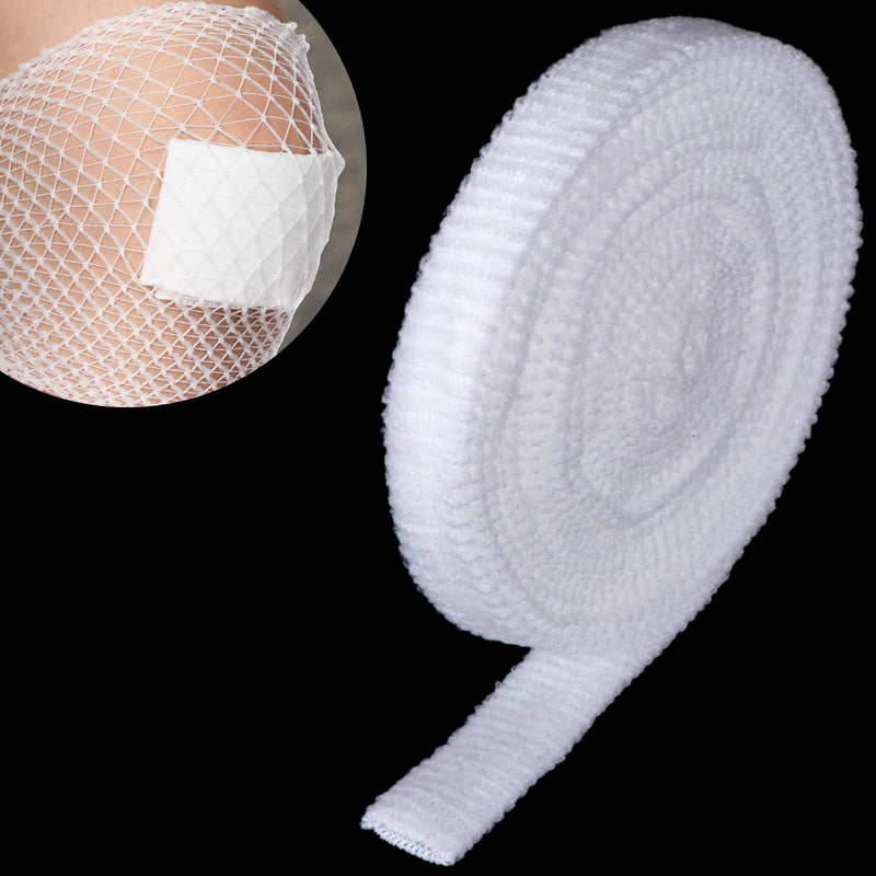 [Australia - AusPower] - Tubular Bandage Elastic Net Wound Dressing Elastic Dressing Retainer Tubular Stretch Elastic Gauze Bandages for Elbow Shank (1.5 Inch x 11 Yard) 