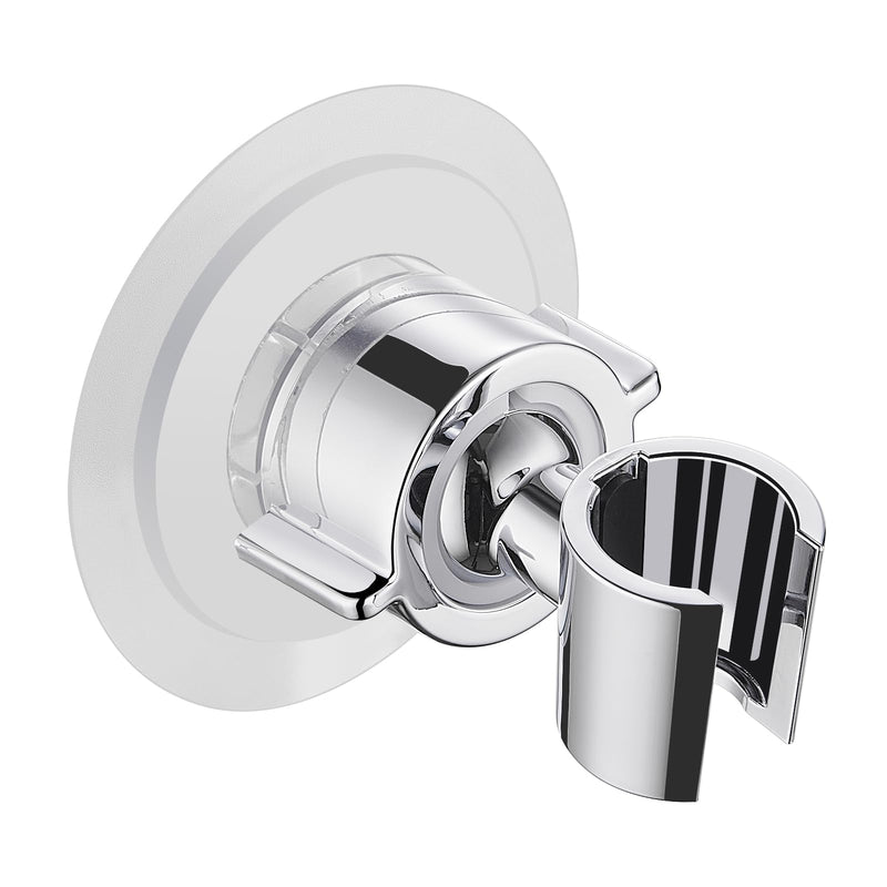 [Australia - AusPower] - Cobbe Wall Mount Hand held Shower Head Holder - 360 Adjustable with Tension Nut - Universal Shower Hose Fits showerhead Holder (Chrome) Chrome 