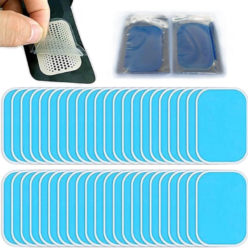 [Australia - AusPower] - huiming 50Pcs/25Packs Gel Pads for abs Stimulator Replacement for Ultimate Muscle EMS Abdominal Belt Arm Leg Waist Workout 50 Pcs/25 Packs 