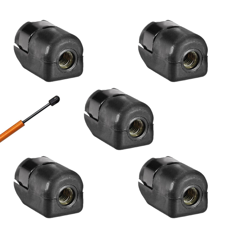 [Australia - AusPower] - 5Pcs Gas Spring End Fitting Connector M6 Female Thread PA66A5 Gas Strut End Fittings Connector Generator Accessories 