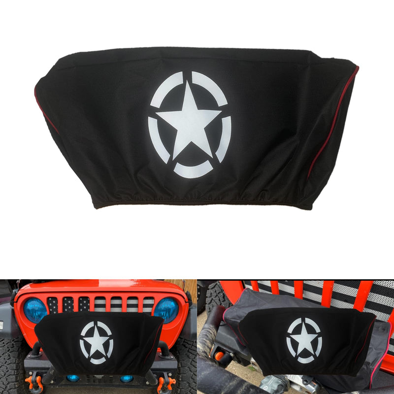 [Australia - AusPower] - CORRBPEN Winch Cover Waterproof and snowproof Heavy Duty 600D Breathable Oxford Fabric Dust-Proof Winch Protection Cover, Compatible with Most 8500-17500 Lbs Electric Winches for JK accessories etc. 