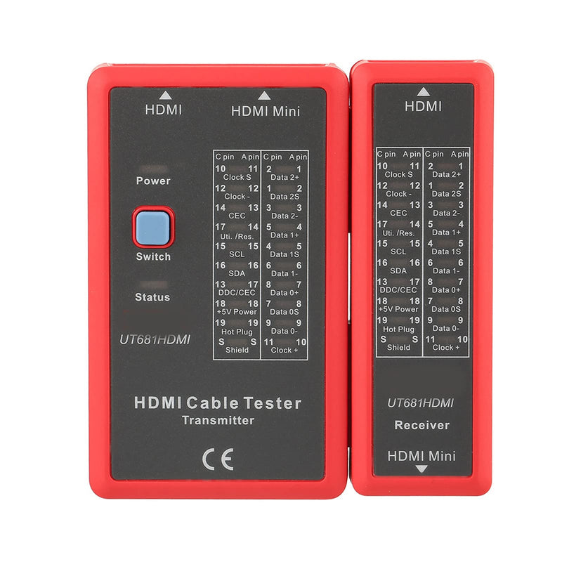 [Australia - AusPower] - FLEXMAN HDMI Cable Tester, High Definition Network Cable Tester Checker with Fast Scan Mode and Full Display Mode, Mini Data Cable Tester for Identify Short Circuits, Open Circuits, Incorrect Wiring 