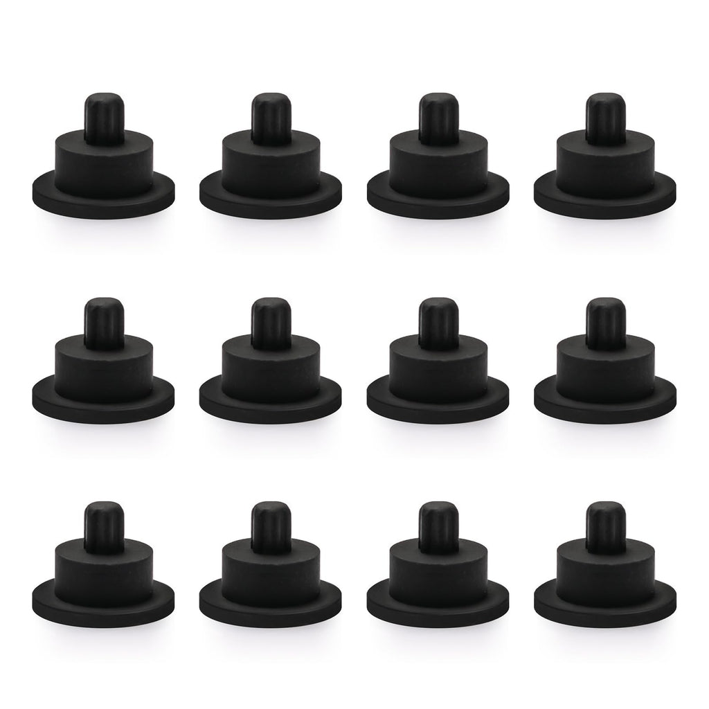 [Australia - AusPower] - 815689 Stove Grate Rubber Feet Fit Wolf CT Gas Cooktop, GR Series Gas Range Burner Grate Rubber Feet Pad, Burner Grate Feet Bumpers Also Fit Other Brand Stove - 12 Pack 