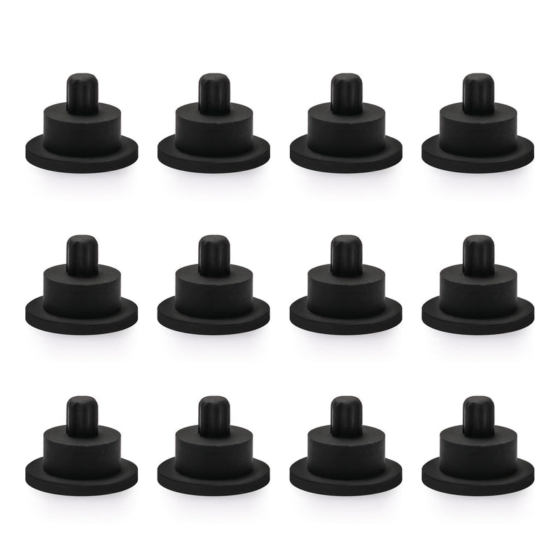 [Australia - AusPower] - 815689 Stove Grate Rubber Feet Fit Wolf CT Gas Cooktop, GR Series Gas Range Burner Grate Rubber Feet Pad, Burner Grate Feet Bumpers Also Fit Other Brand Stove - 12 Pack 