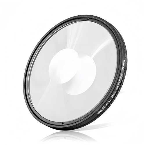 GREEN.L 82mm Spiral Halo Camera Lens Filter Halo Swirl Filter