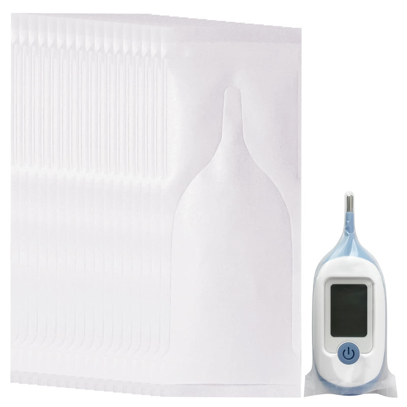 [Australia - AusPower] - 100pcs Disposable Digital Thermometer Probe Covers for Accurate and Hygienic Rectal Thermometer Measurements, Wrap Around The Thermometer's Entire Body 