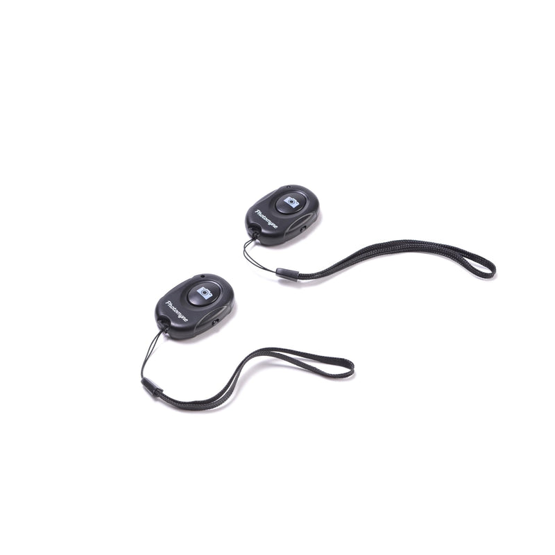 [Australia - AusPower] - Photomyne Wireless Camera Shutter Clicker with Bluetooth Connection for iOS and Android Smartphones - Includes Wrist Strap (2 Pack) 2 pack 