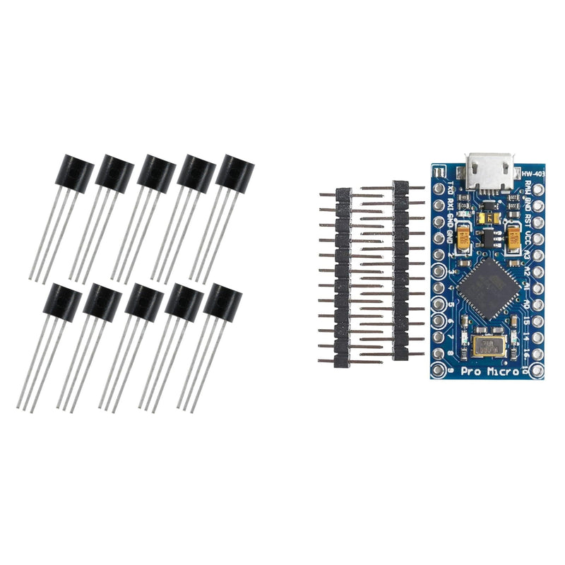 [Australia - AusPower] - Diymore 10pcs DS18B20 18B20 TO-92 3 Pins Wire Digital Thermometer Temperature IC Sensor 