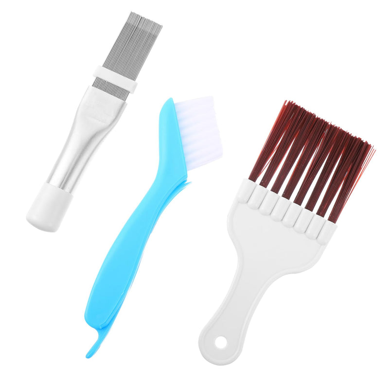 [Australia - AusPower] - HOMSFOU 1 Set Air Conditioner Cleaning Brush Kitchen Cleaning Brush Cooling fin Comb Cleaner Brush a/c Condenser air Conditioning Condenser Air Conditioner Cleaning Tool Clean Brush fins 