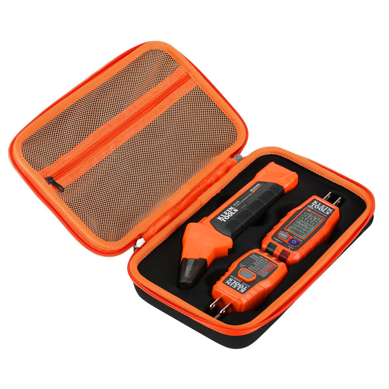 [Australia - AusPower] - PCGDFly Hard Carrying Storage Case for Klein Tools ET310 AC Circuit Breaker Finder & RT250 GFCI Receptacle Tester & 80041 Outlet Repair Tool Kit, Electrical Tools Storage Organizer Holder Bag 
