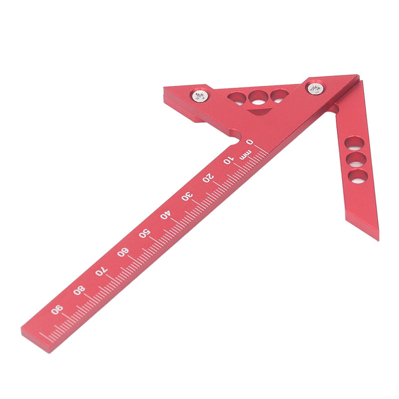 [Australia - AusPower] - Center Line Scriber, Aluminum Alloy Center Finder, Woodworking Marking Tool with 45 Degree Angle Scribing Gauge, Center Finding for Discs and Shafts 