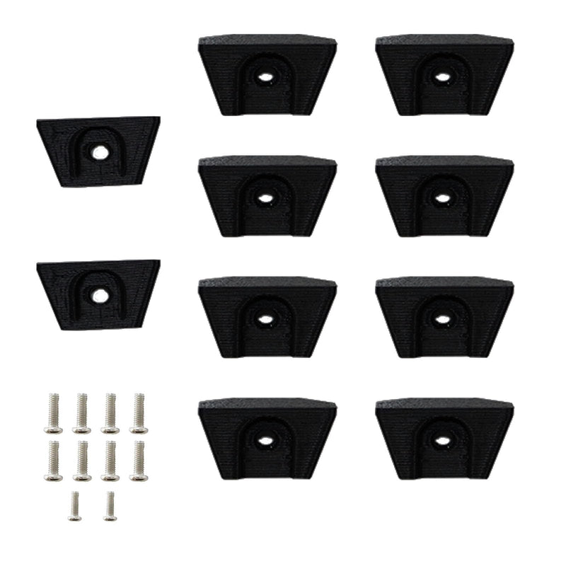 [Australia - AusPower] - PIAOLGYI Shelf Bracket for IKEA Milsbo Indoor Greenhouse Cabinet,Accessories Compatible with IKEA Milsbo Glass Cabinet,Black(Not Include Shelves) 