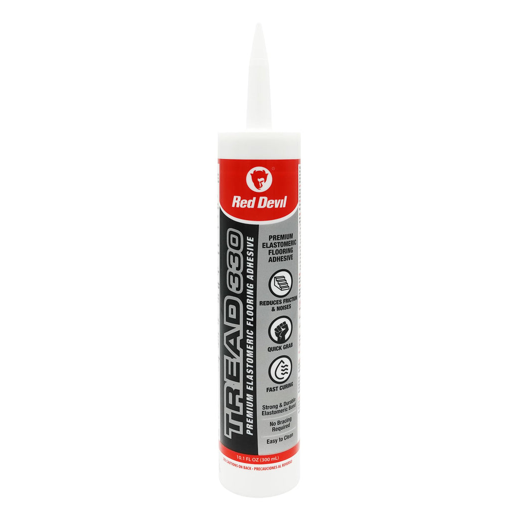 [Australia - AusPower] - Red Devil 0790 Tread 330 Premium Elastomeric Flooring Adhesive, 10.1 oz., White Pack of 1 