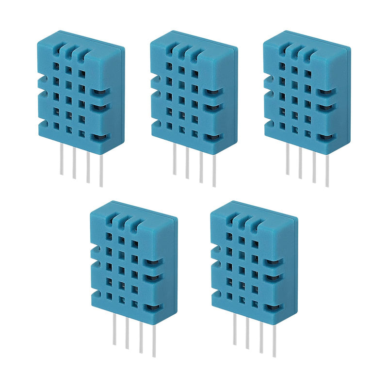 [Australia - AusPower] - 5pcs D-HT11 Sensors 16x12.6x6mm D-HT11 Temperature Humidity Sensor for 5V 3.3V Microcontrollers Compatible with A-rduino Electronic Module 