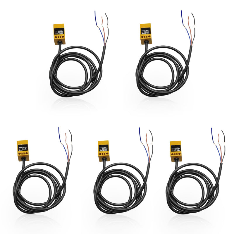 [Australia - AusPower] - TL-Q5MC1 NO NPN Inductive Proximity Sensor Switch Detector 5mm 3 Wire DC 10~30V Normal Open 5Pcs 
