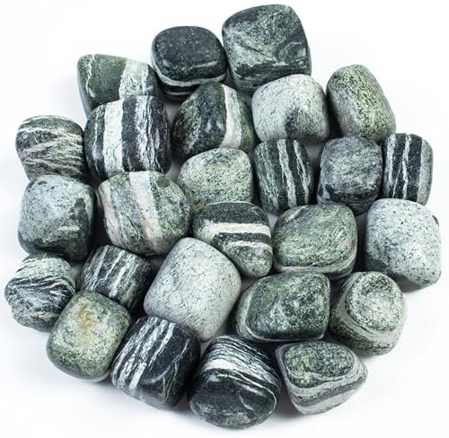 BEZAVO Swiss Opal Crystal Stones Bulk Natural Tumbled Home Decor, 1 LB