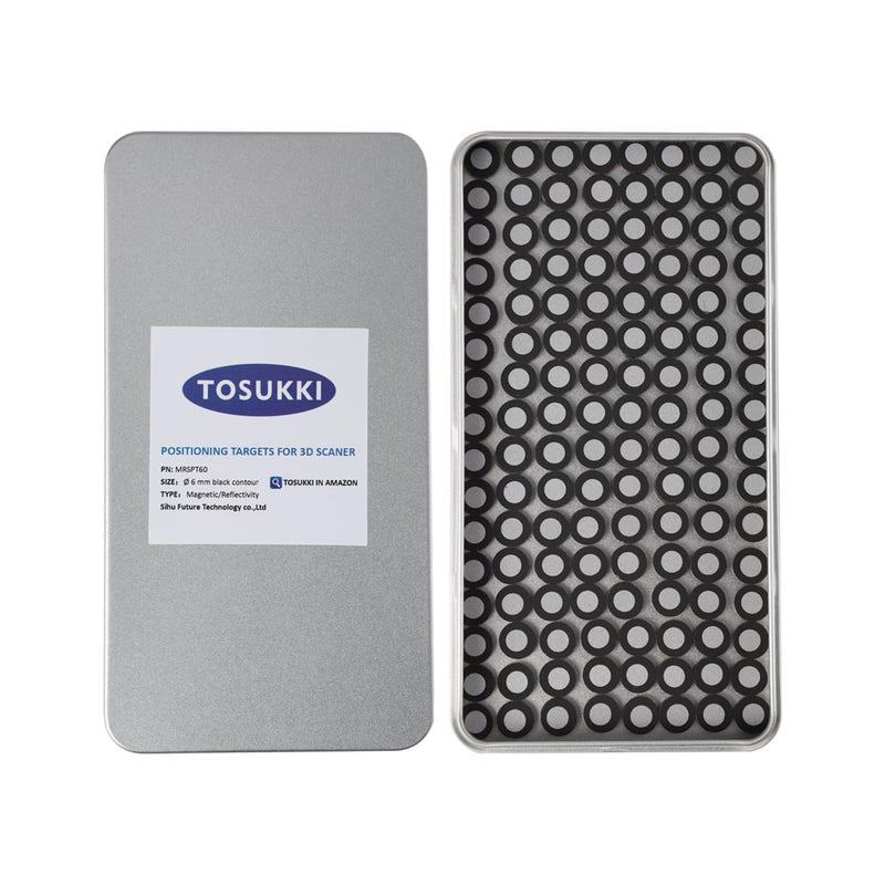 [Australia - AusPower] - 6mm Magnetic Positioning Targets with Black Contour for 3D Scaner,3D scanning Markers/Dots/Stickers?Reference Point Markers/Reflection Markers/for 3D Scaning and Optical Tracking 
