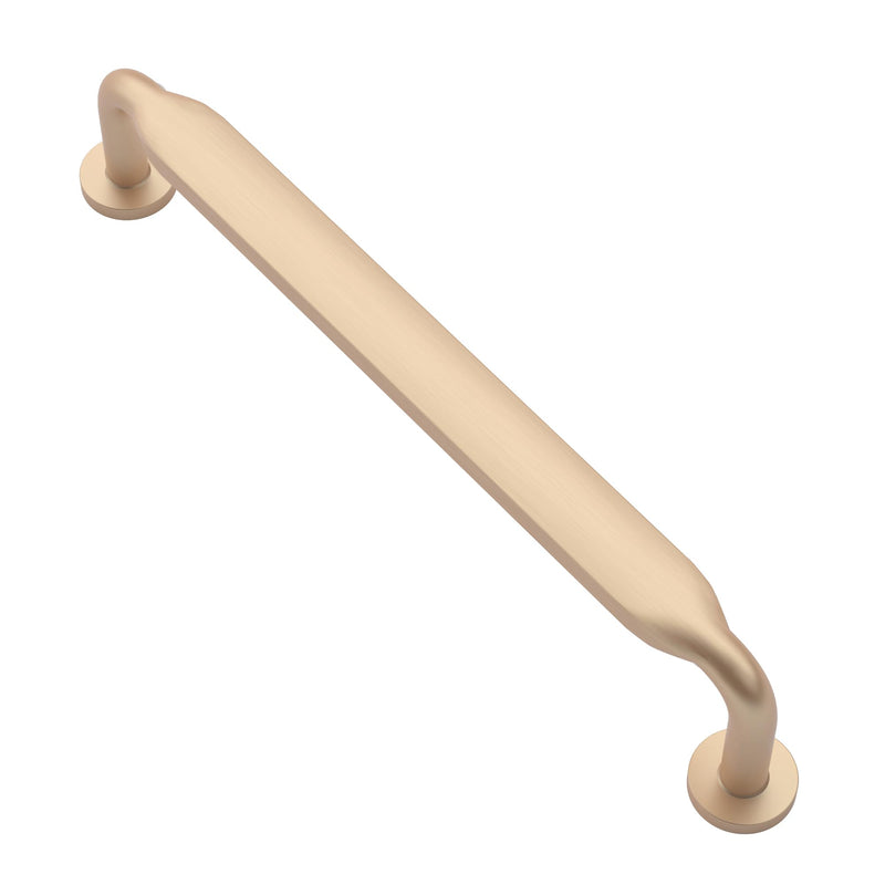[Australia - AusPower] - Alzassbg 10 Pack Brushed Gold Cabinet Handles, 5 Inch(128mm) Hole Centers Modern Cabinet Pulls Kitchen Cabinets Hardware for Cabinets and Drawers AL3503BG 5" Hole Center 