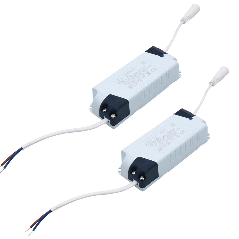 [Australia - AusPower] - Qimoo 36W LED Driver, Constant Current 300mA AC 85~265V Output 75~144V DC Female Connector External Power Supply Rectifier Transformer for LED Ceiling Light Female DC Connector 