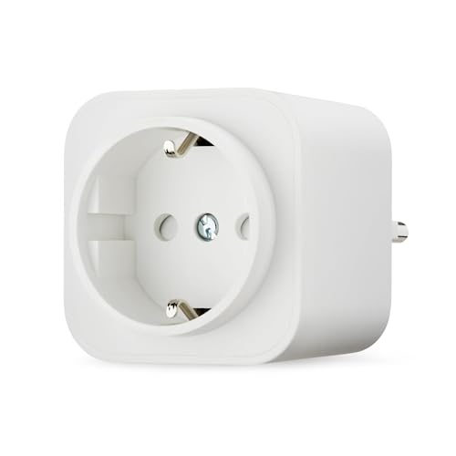 Amazon Basics Smart Wi-Fi Socket for EU Socket, Indoor Use, Only Compatible with Alexa, White, Pack of 1 Alexa Only 1er-Pack