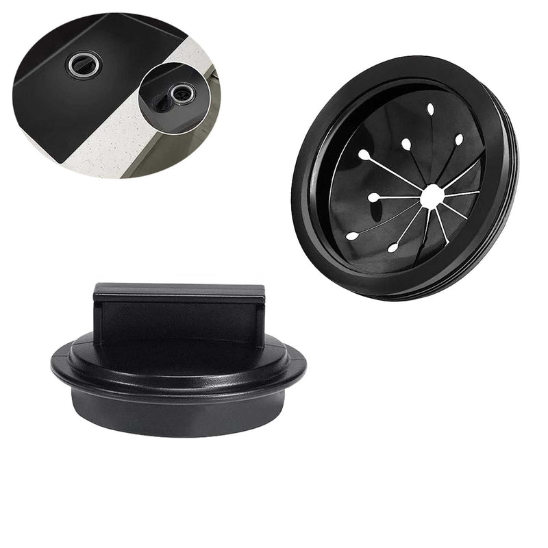 [Australia - AusPower] - Garbage Disposal Splash Guard Collar Sink Baffle,Food Waste Disposer Accessories for Waste King,Whirlaway and GE Models,3-1/8 Inch Multi-Function Drain Plugs,Splash Guard for Sink 