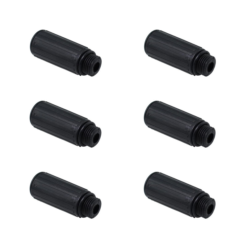 [Australia - AusPower] - Maxmoral 6PCS Air Compressor Pump Part Engineering Plastic Breathing Nozzle Valve Air Vent Cap Air Compressor Breather Rod 15.5MM/0.6Inch Suitable for Most Piston Compressor 