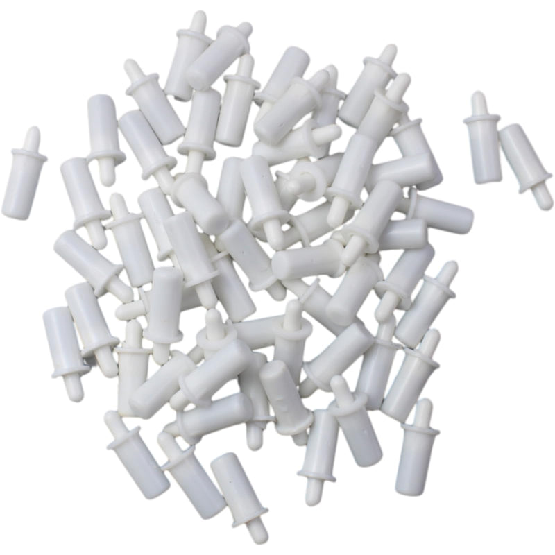 [Australia - AusPower] - OZXNO 40pcs Shutter Repair Pins White Spring Loaded Plantation Shutter Replacement Maintenance Pins Blind Service Tools 