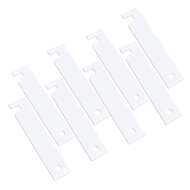 [Australia - AusPower] - 8PCS WE3M51 WE3M52 Clothes Dryer Teflon and Nylon Drum Bearing Slide Replacement Kitï¼ŒReplaces AP2041852, PS266747, AP5645214,AP5330786, 2216425, AH3505464, EA3505464 Item Package Quantity: 8 