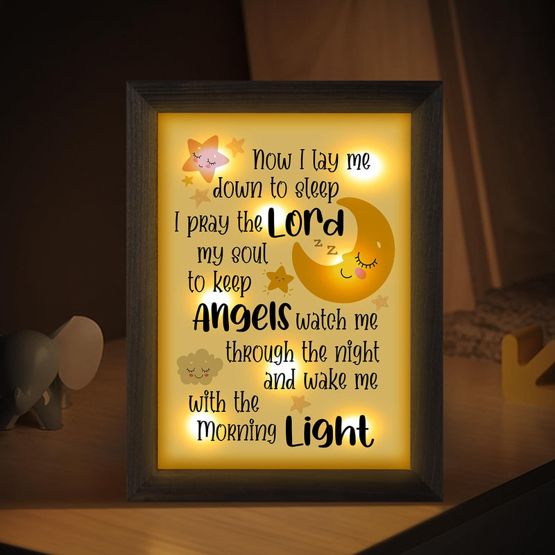 [Australia - AusPower] - THYGIFTREE Baptism Gifts for Girl Boy - Baby Baptism Gifts for Girl Boy, Baby Christening Gifts for Girls and Boy,Nursery Decor Night Light - Now I Lay Me Down to Sleep 