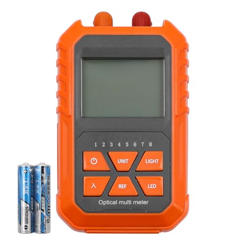Namvo Portable Optical Power Meter with 5KM Red Light -70+3dBm Mini Optical Power Tester Network Cable Tester Portable Digital Light Power Meter